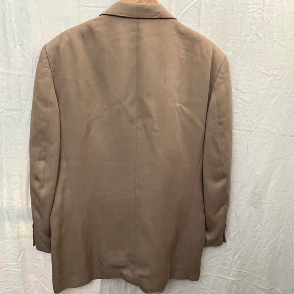 Geoffrey Beene mens casual sports blazer looks and feels like khaki size 42R. - Picture 7 of 12